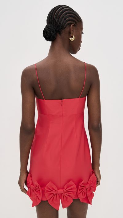 Kennedi Red Bow Mini Dress
