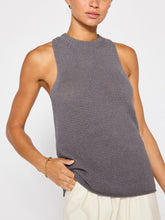 Load image into Gallery viewer, Ina Stitch Wrap Tank in Talo Grey