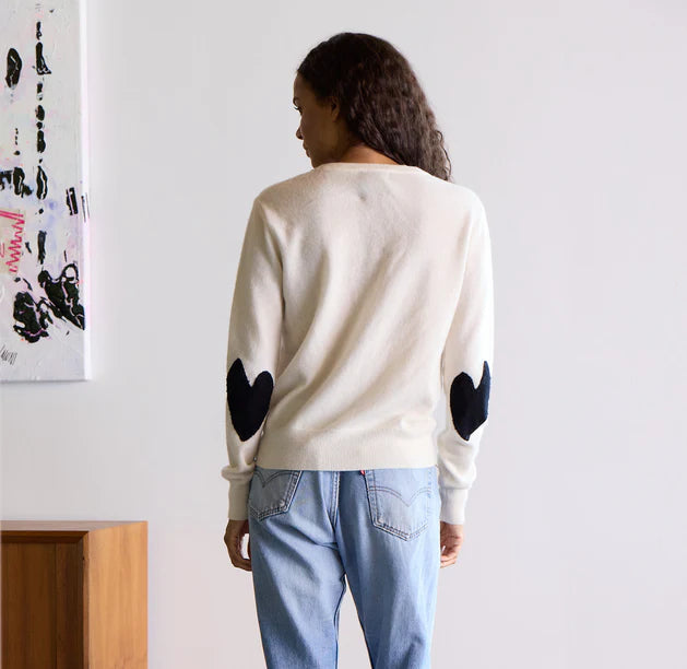 Patchwork Pullover in Natural