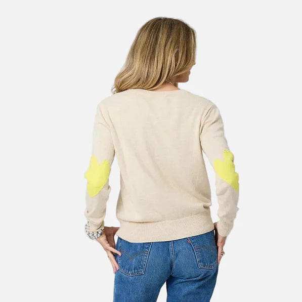 Patchwork Pullover Camel