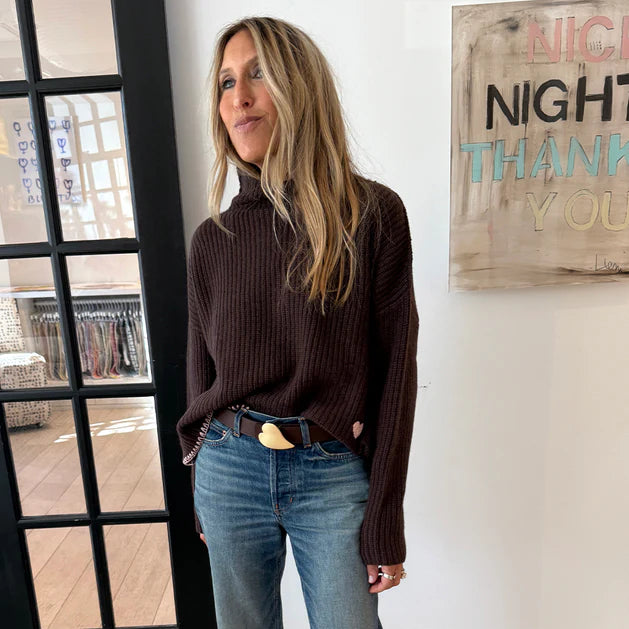 Marlow Coco Brown Cashmere Sweater