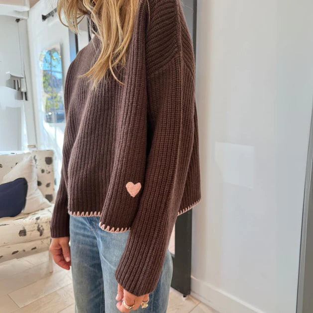 Marlow Coco Brown Cashmere Sweater