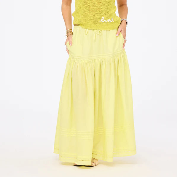Vacance Pintuck Skirt