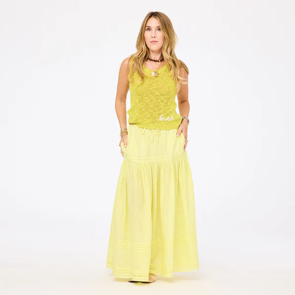 Vacance Pintuck Skirt