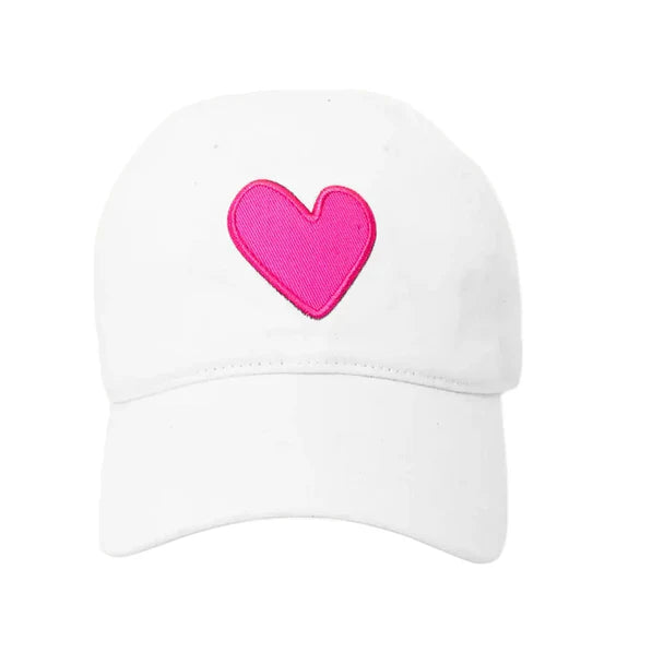 Baseball Heart Patch Hat
