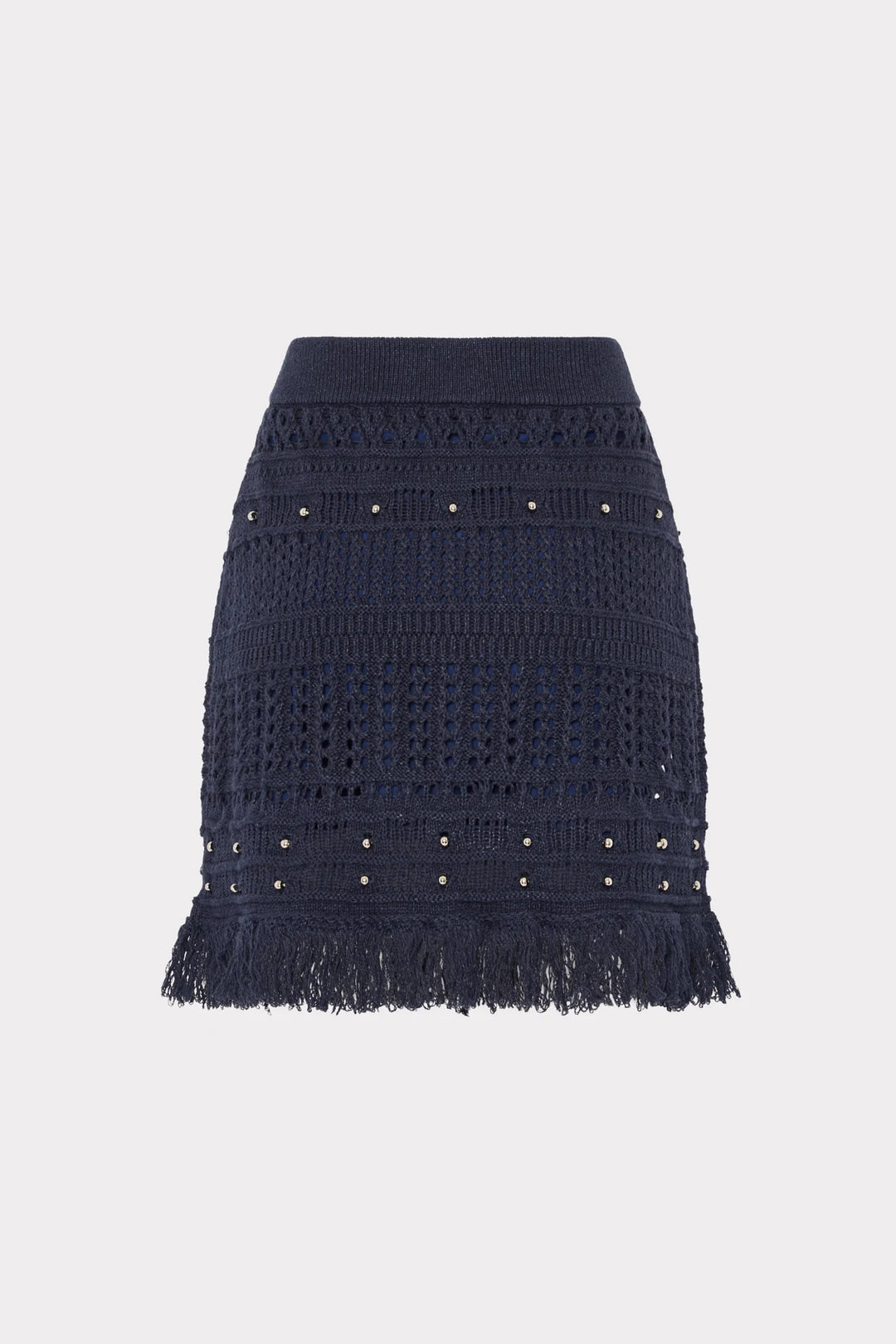 Beaded Fringe Mini Skirt