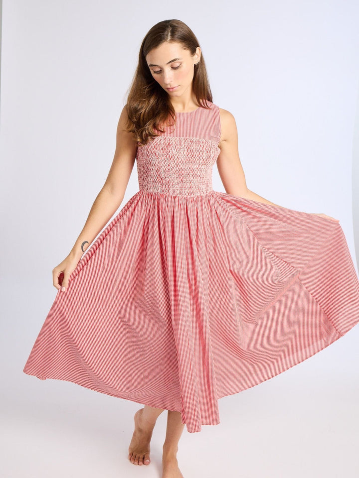 Coco Dress in Red Gingham