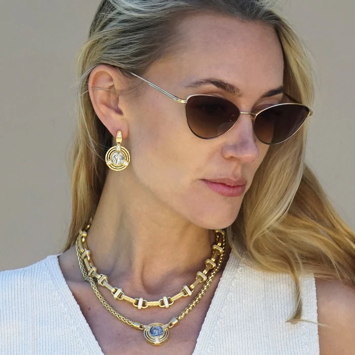 Morro Coin Necklace in Gold