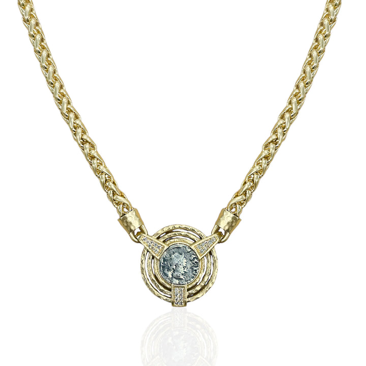Morro Coin Necklace in Gold
