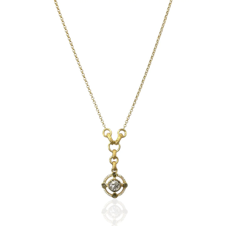 Mini Gold Miko Coin Necklace