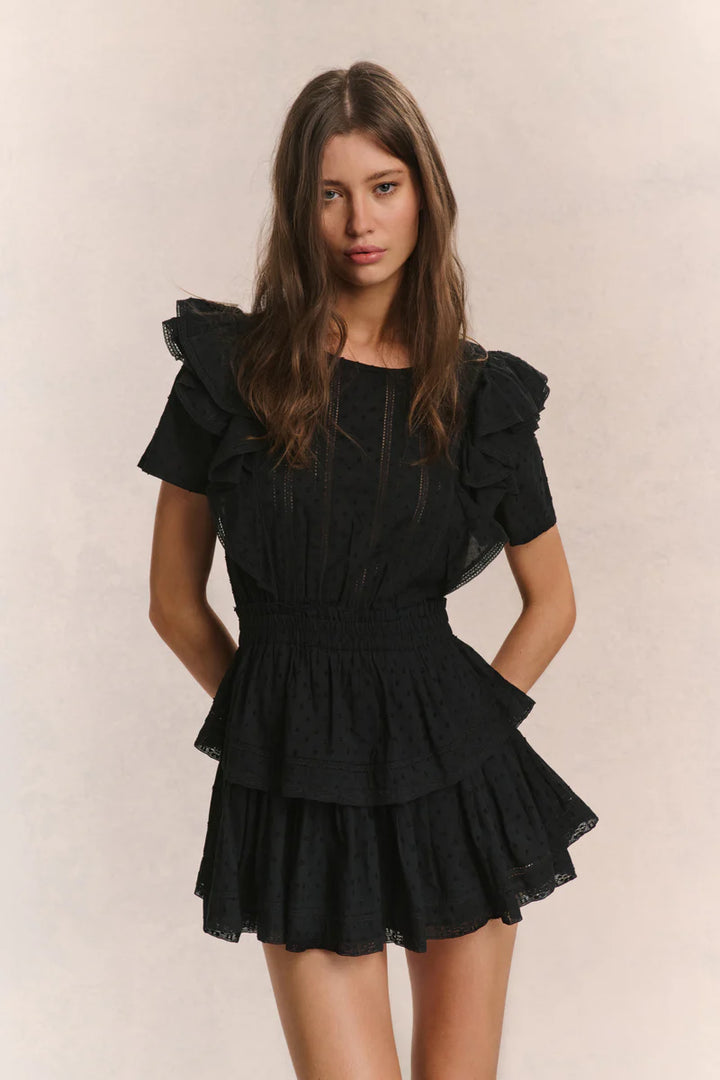 Black Natasha Mini Dress
