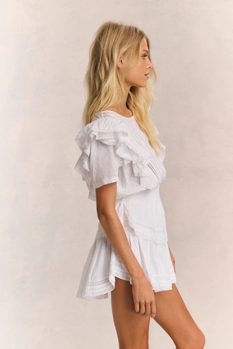 White Natasha Mini Dress