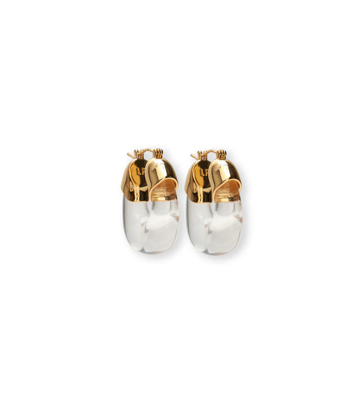 Mini Organic Hoops in Clear