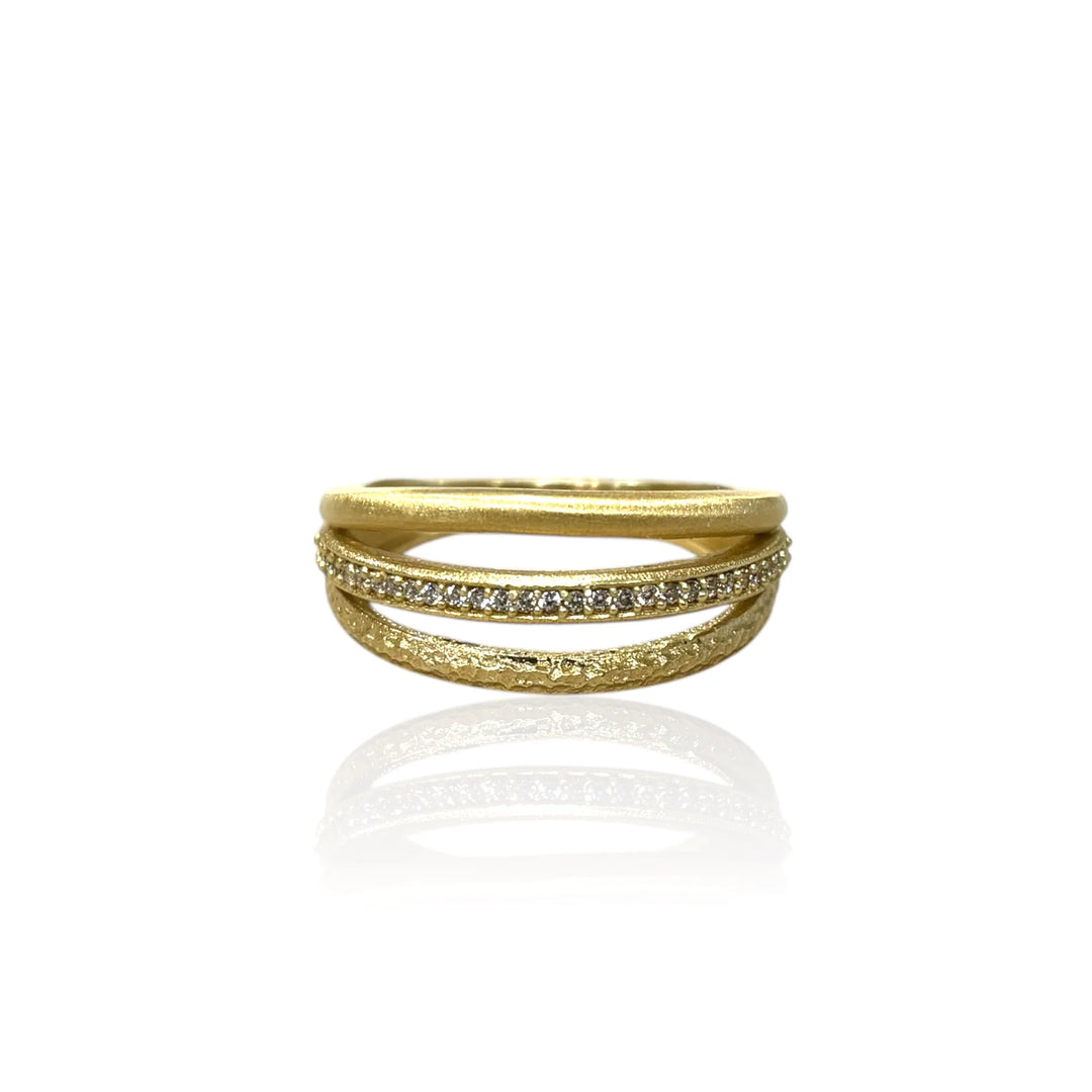 GOLD LUMIERE BAND RING