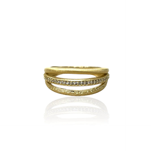 GOLD LUMIERE BAND RING