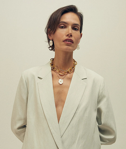 New Bloom Necklace in Mist