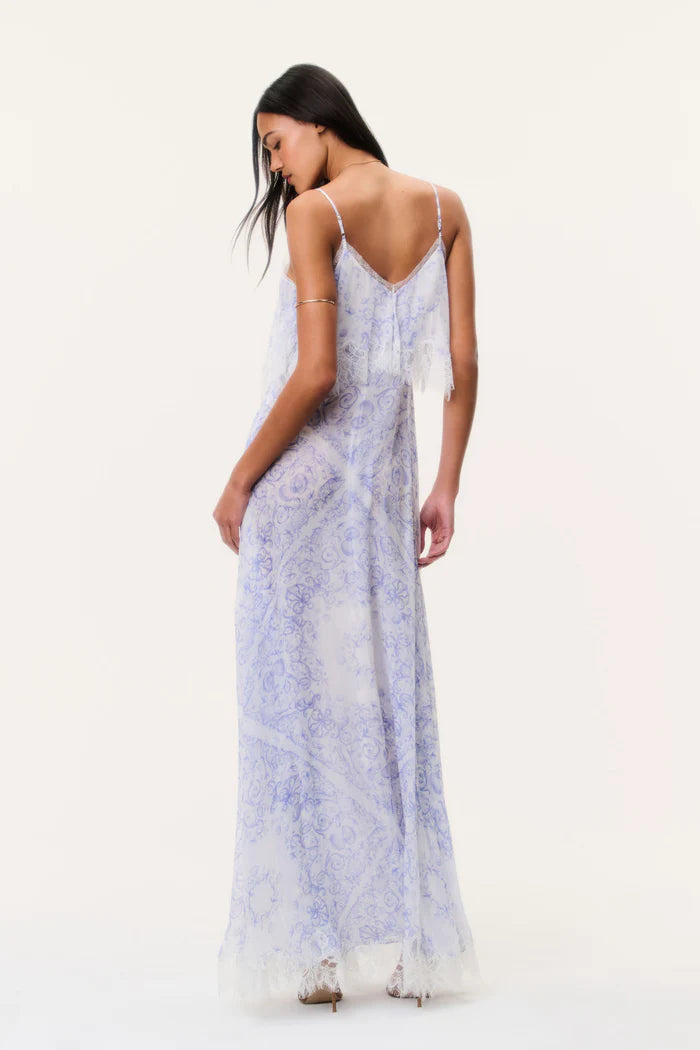 Stelline Sheer Silk Maxi Dress