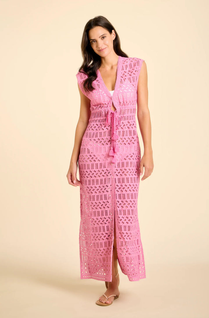 Fontelina Dress - Lucca Eyelet Light Pink