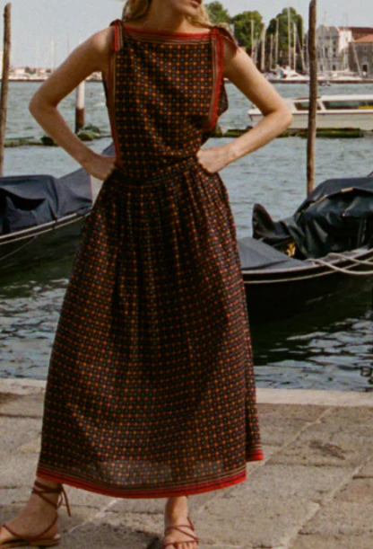 Maricette Skirt Noir Montmartre Foulard