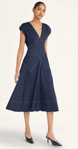 Skane Dress in Navy