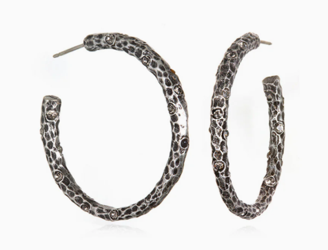 Pavia Hoop Earrings 1.5"