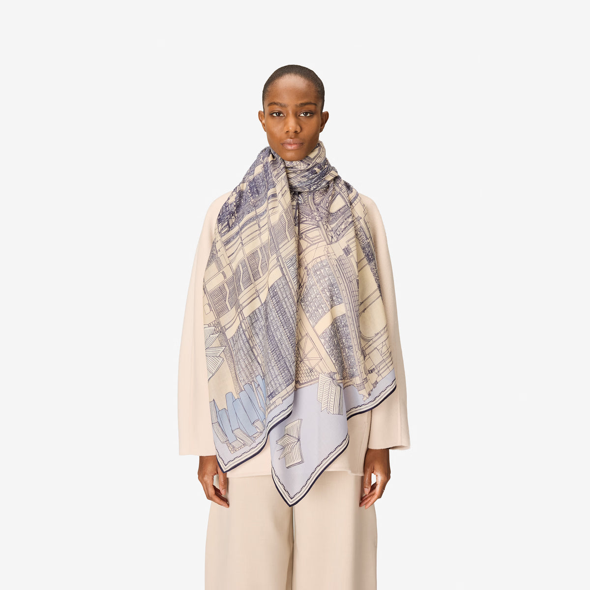 Scarf 100 - Vivienne - Grey