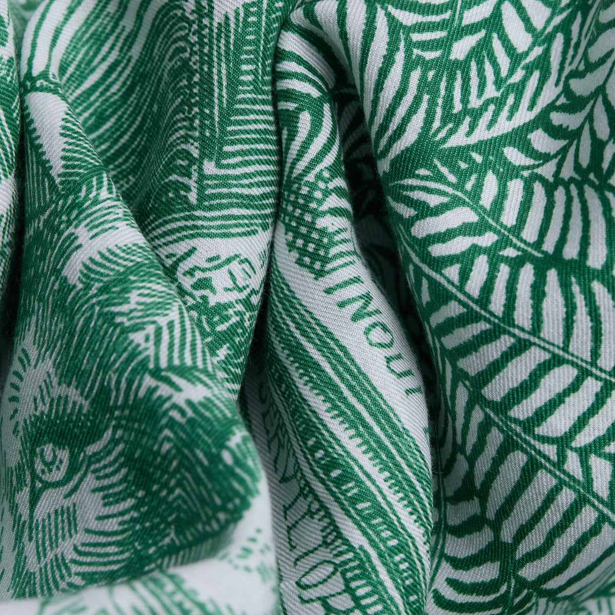 Carre 65 Piranesi Green Square Scarf