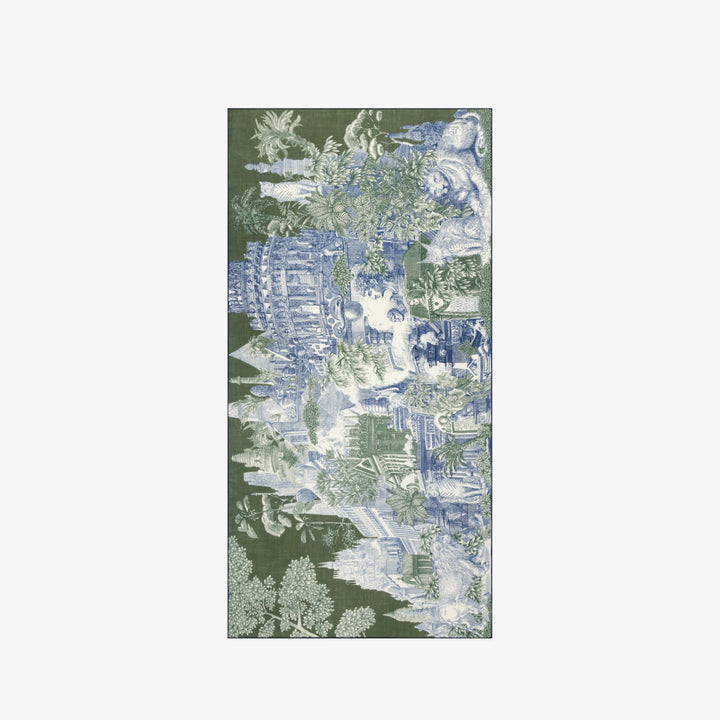 Piranesi Wool Scarf 100 in Khaki