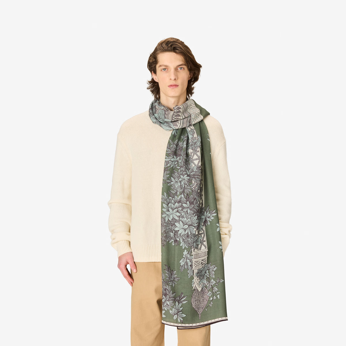 Scarf 80 - 1889 - Khaki