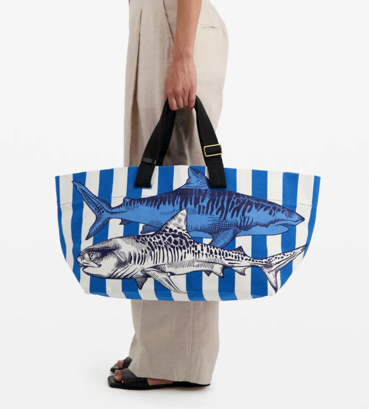 Carrier Bag - Requins - Blue