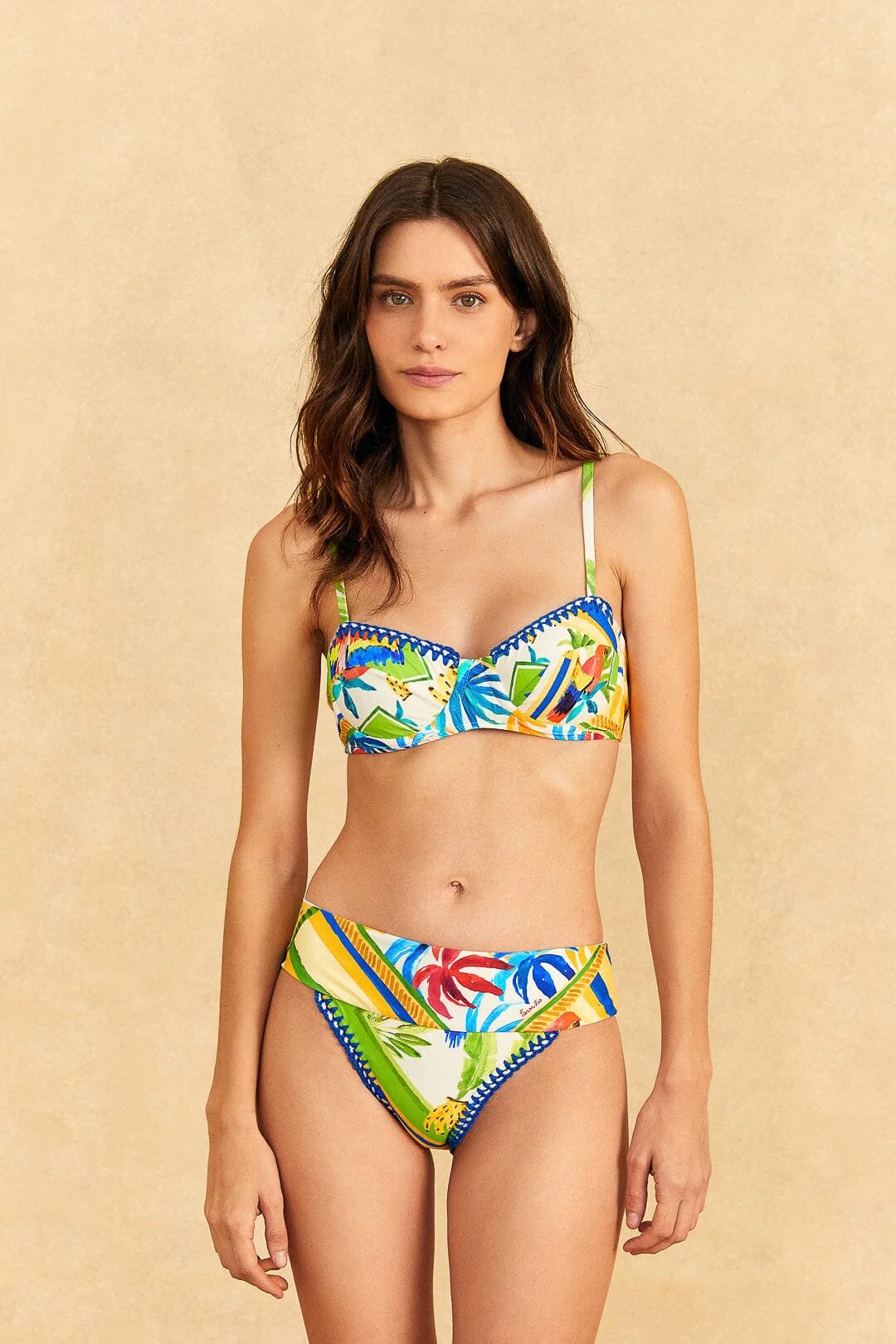 Bahia Mixed Scarves Bikini Bottom