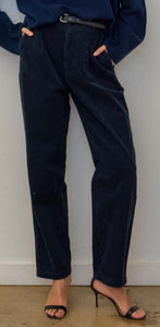 Boy Pant in Navy Rugged Corduroy
