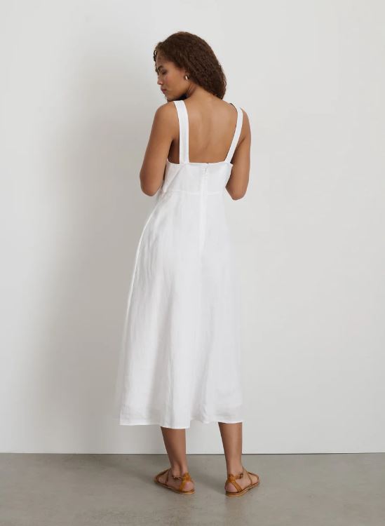 Breanna Dress in White