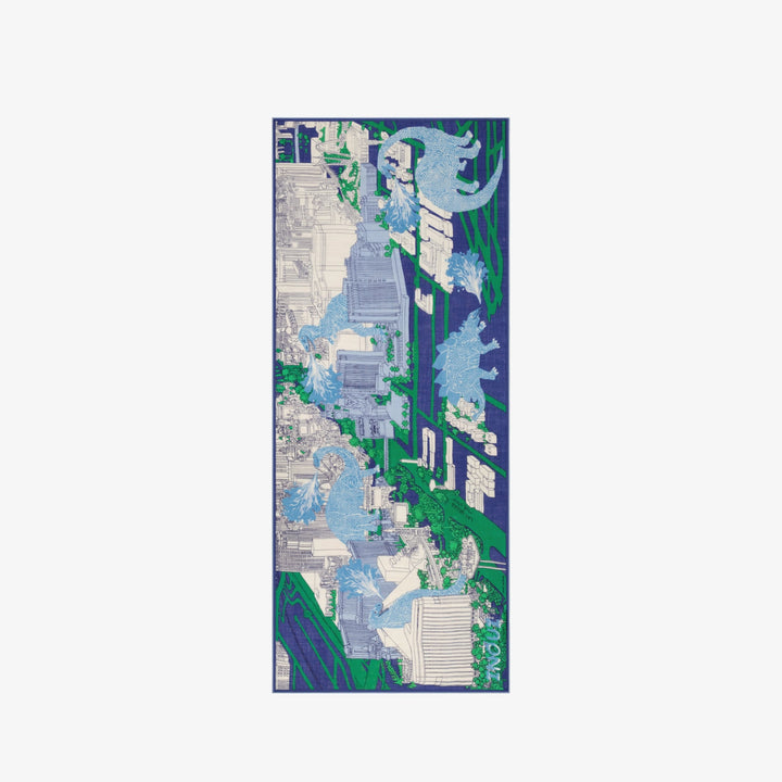 Vegas Scarf 80 in Blue & Green