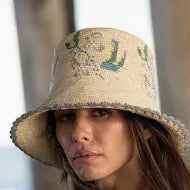 Calla Hat - Natural/ Multi