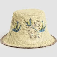 Calla Hat - Natural/ Multi