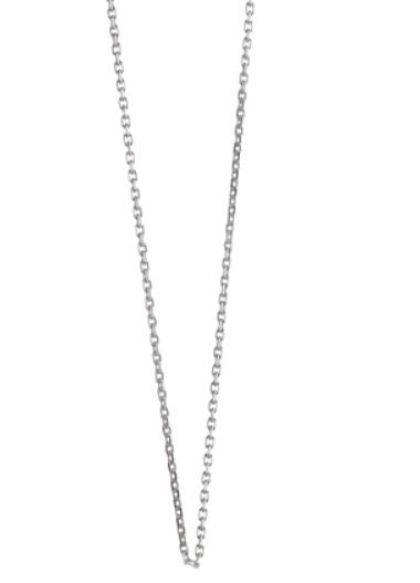 Sterling Silver 18" mini diamond cut chain