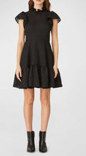 Load image into Gallery viewer, Delaney Puckered Ruffle-Trim Flounce Mini Dress