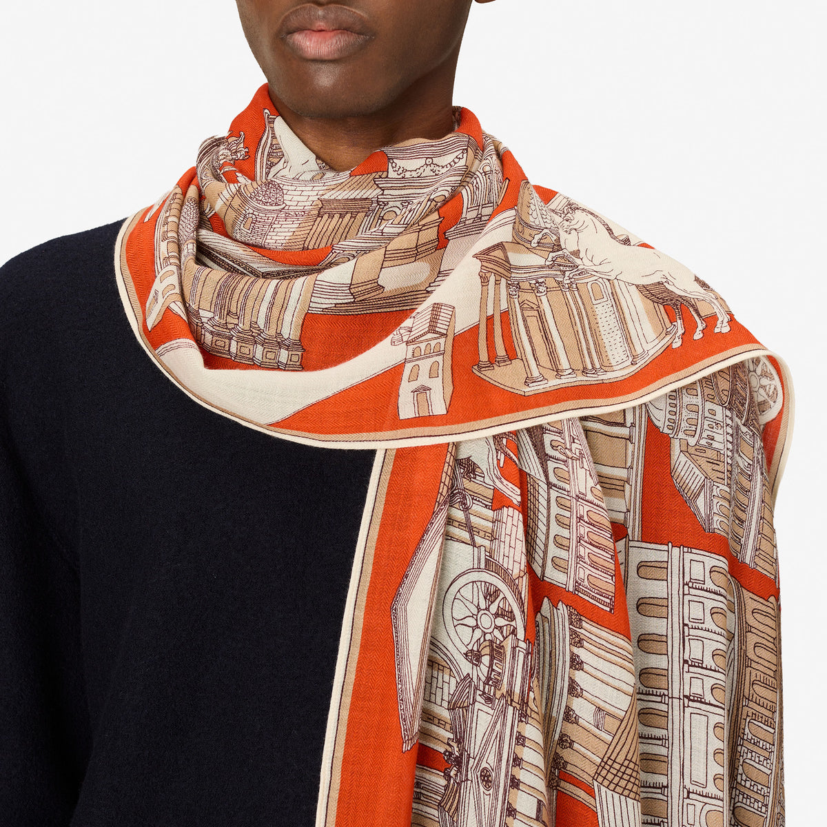 Scarf 55 - Roma - Orange