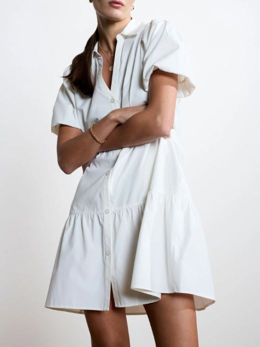 Havana Mini Dress in Ivory