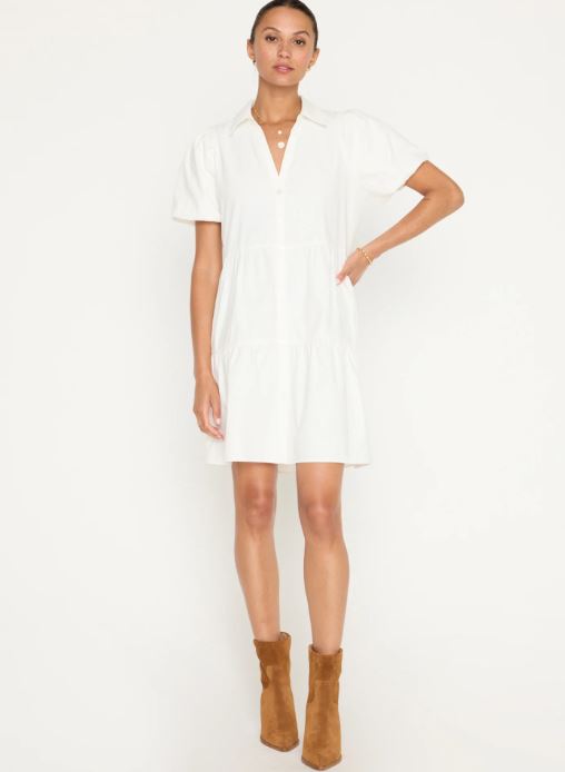 Havana Mini Dress in Ivory