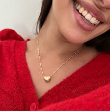 Chara Small Gold Heart Necklace