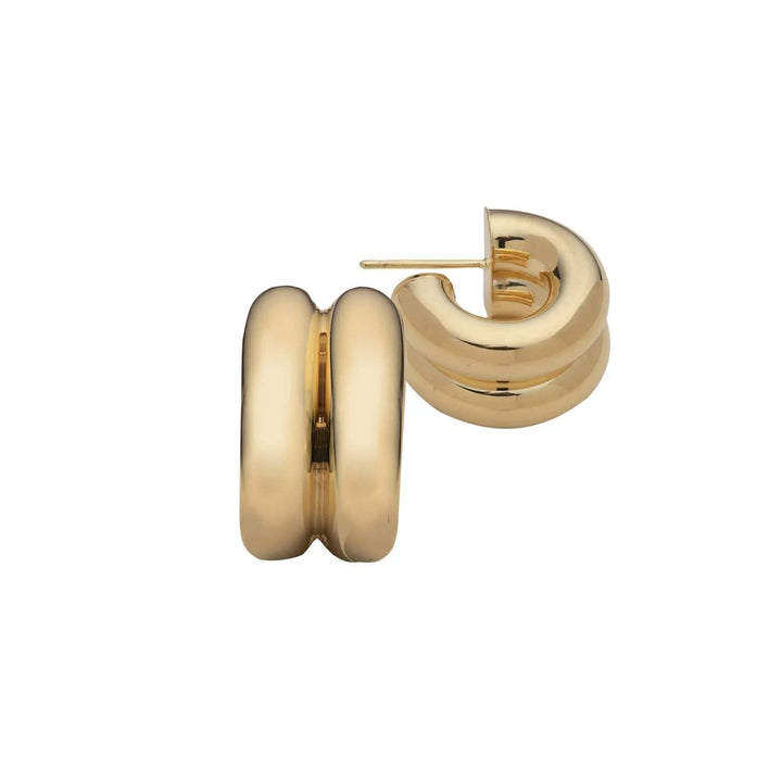 Rosie 3/4" Gold Hoops