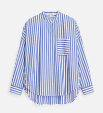 Load image into Gallery viewer, Jo Striped Shirt in Blue/White
