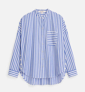Jo Striped Shirt in Blue/White