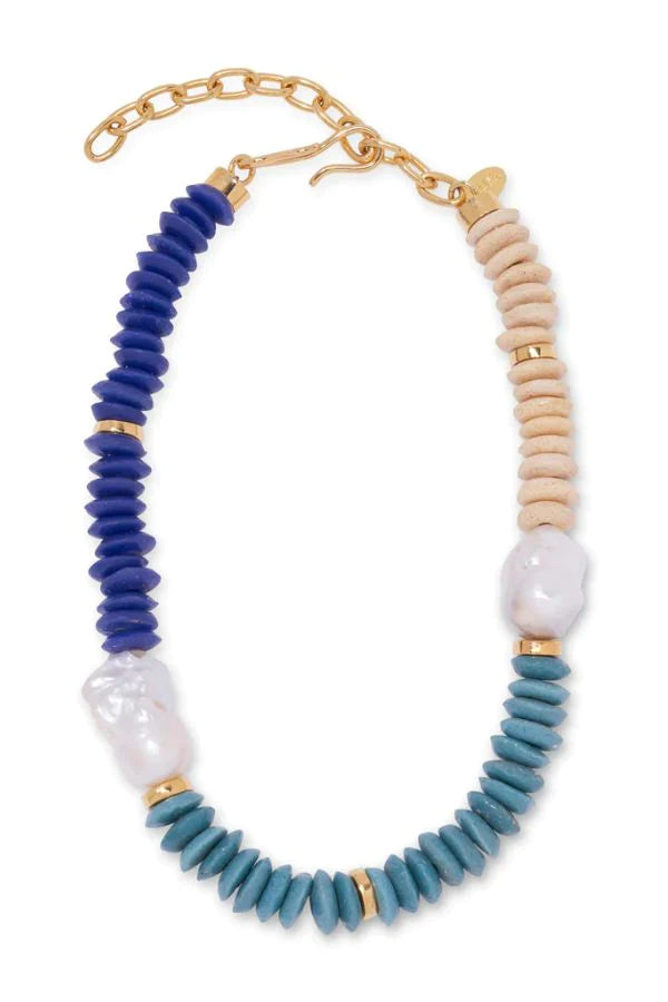 Tavira Necklace in Sea