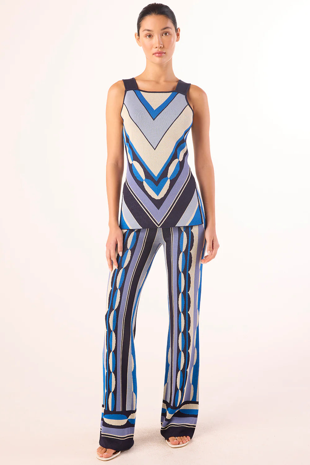 Marla Pant Geo Stripe