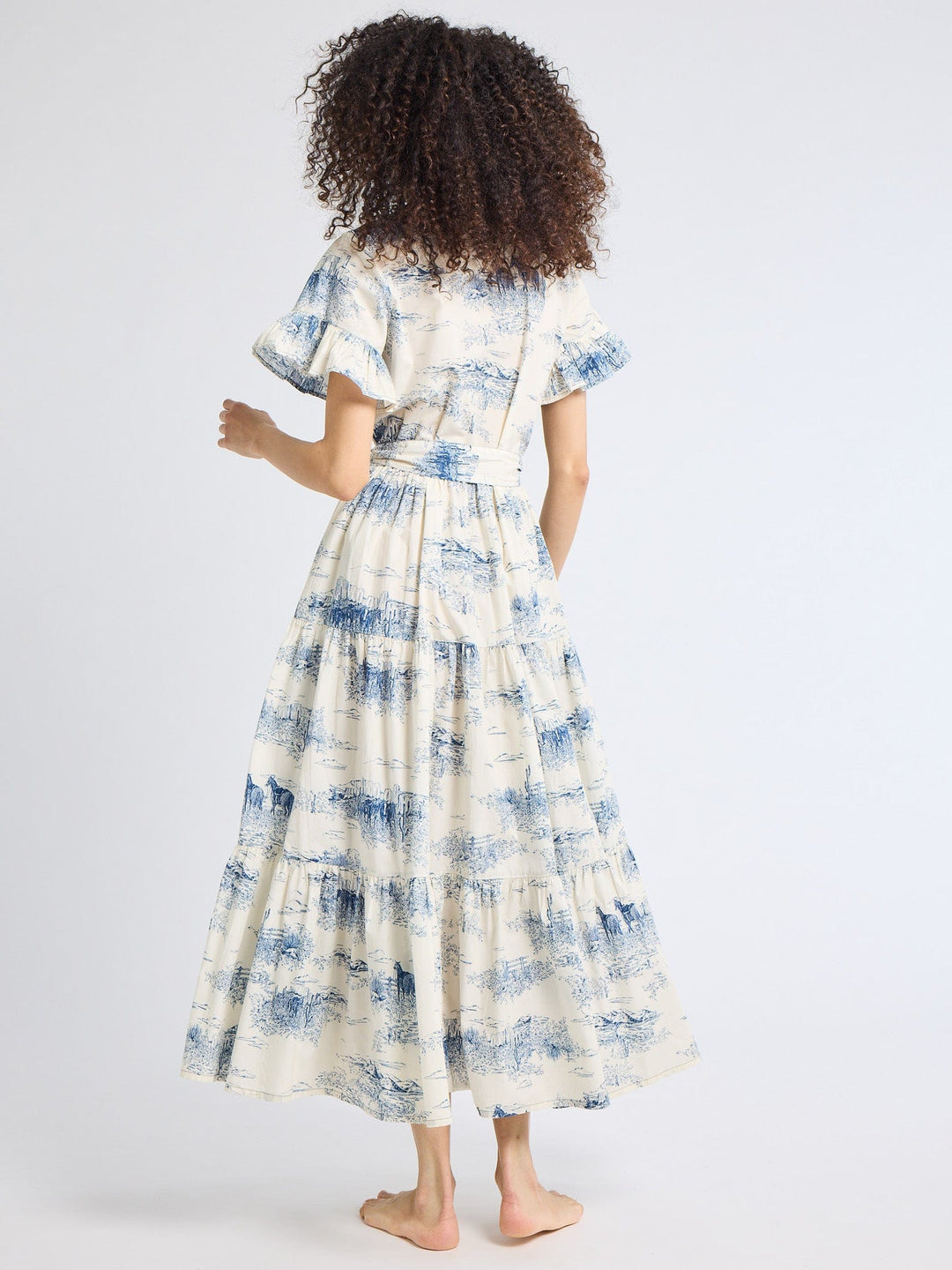 Victoria Dress in Western Toile