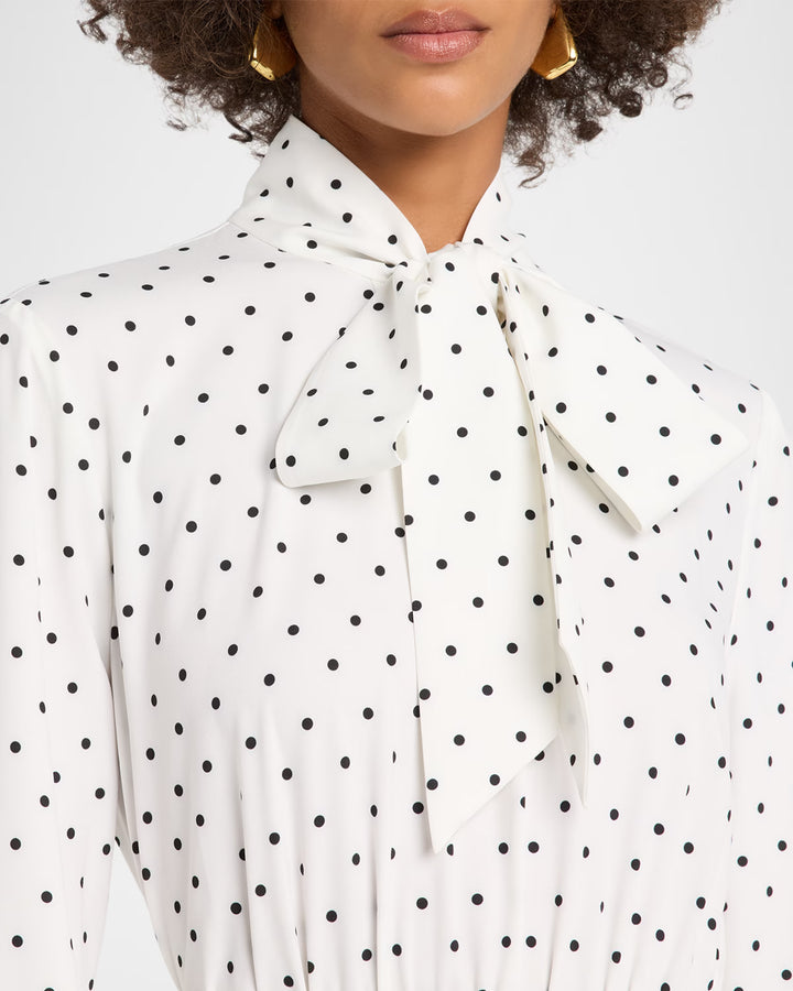 Kennedy Polka Dot Midi Dress