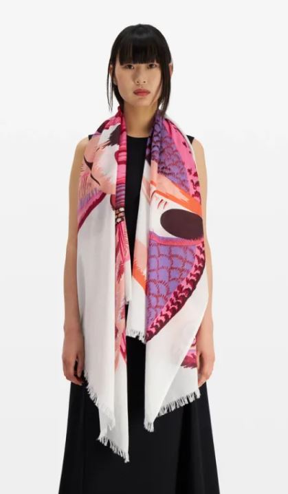 Scarf / Etole 100 Toucan in Pink